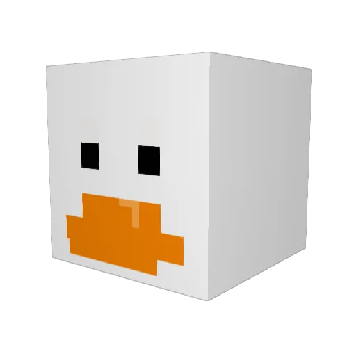 phoenix356 Minecraft avatar head, 3D render