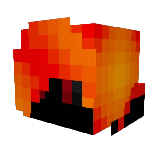 phoenix4r4 Minecraft avatar head, 3D render