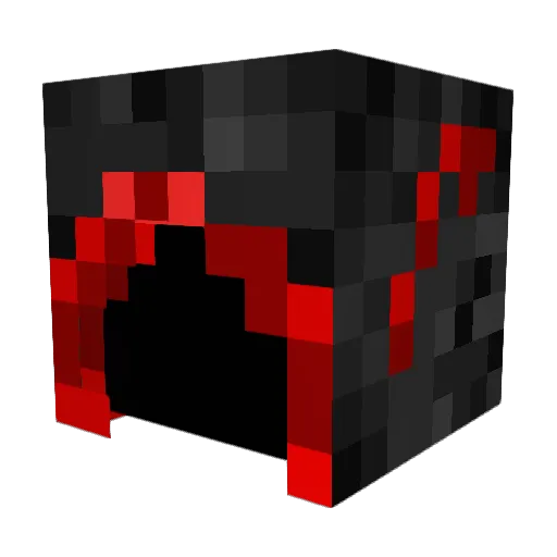 phoenixredz Minecraft avatar head, 3D render