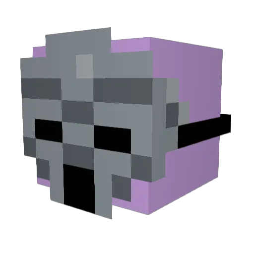 phoenixsew Minecraft avatar head, 3D render