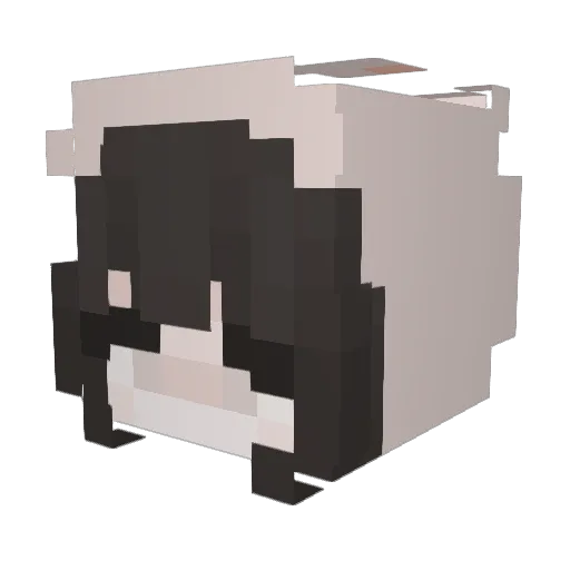 phoescs Minecraft avatar head, 3D render