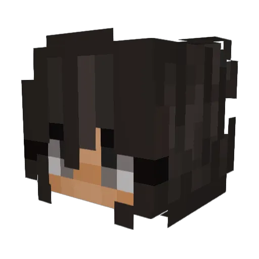 phoeyy Minecraft avatar head, 3D render