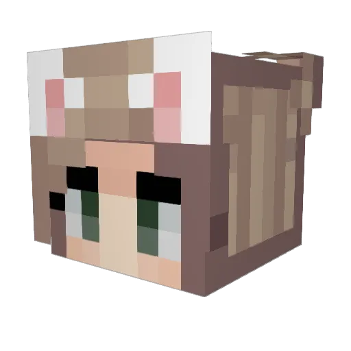 phoneoffthehook Minecraft avatar head, 3D render