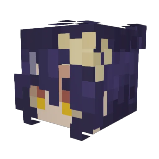 phongbeobeo Minecraft avatar head, 3D render