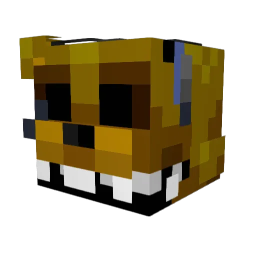 phonicblast Minecraft avatar head, 3D render