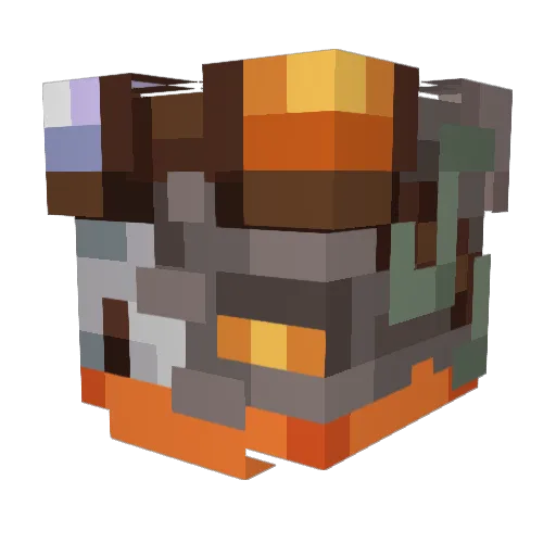 phox Minecraft avatar head, 3D render