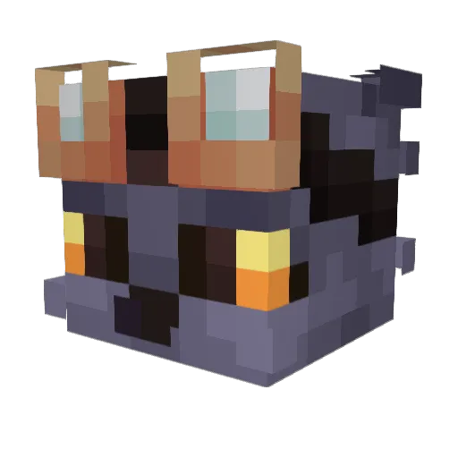 phoximity Minecraft avatar head, 3D render