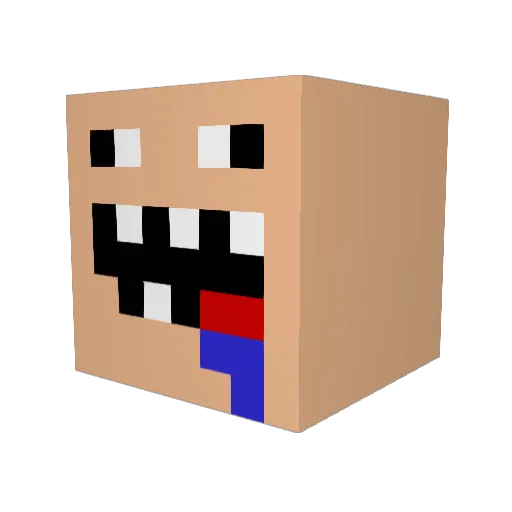 phreshboy Minecraft avatar head, 3D render