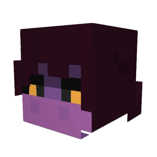 phrieed Minecraft avatar head, 3D render