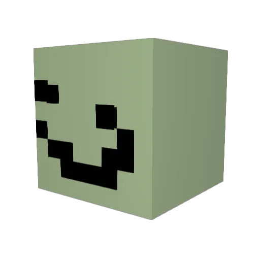 phroggo1 Minecraft avatar head, 3D render