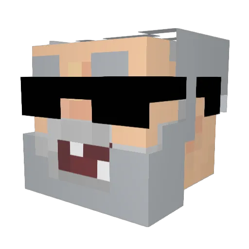 phrogman711 Minecraft avatar head, 3D render