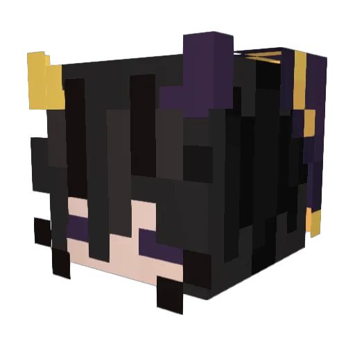 phromes Minecraft avatar head, 3D render
