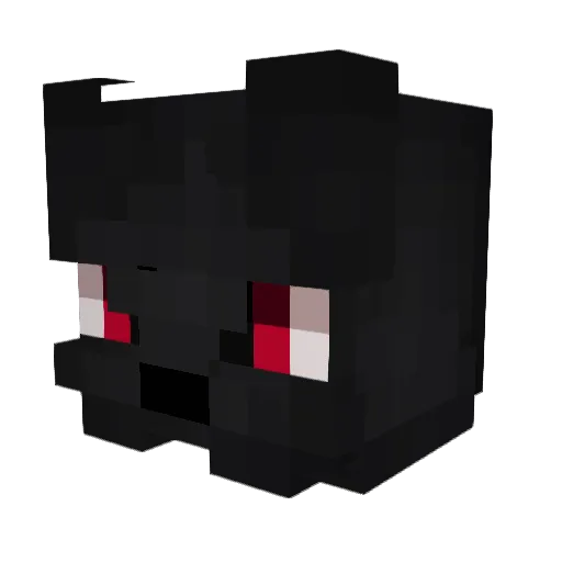 phst Minecraft avatar head, 3D render