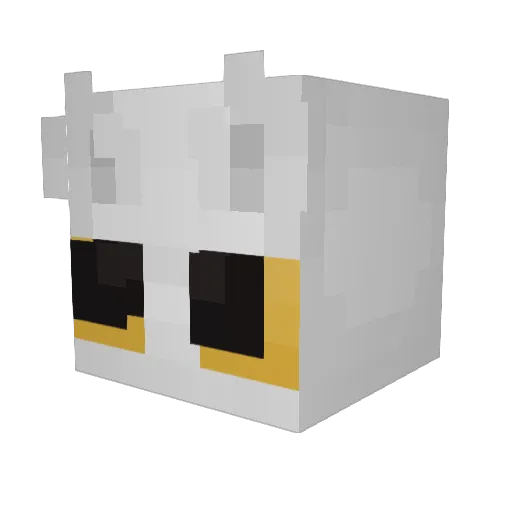 phtantruong Minecraft avatar head, 3D render