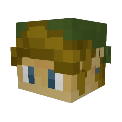 phtmr3al Minecraft avatar head, 3D render
