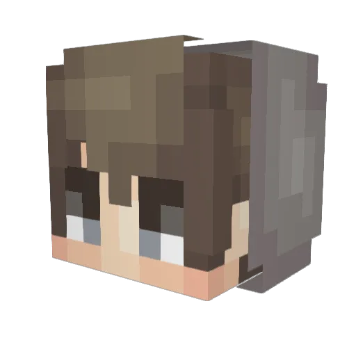 phtoof Minecraft avatar head, 3D render