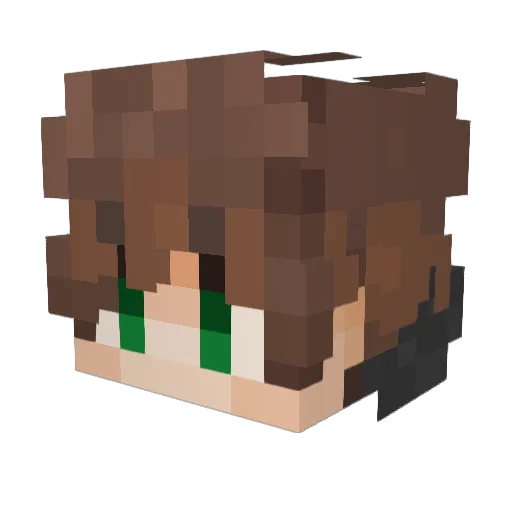 phummie737 Minecraft avatar head, 3D render