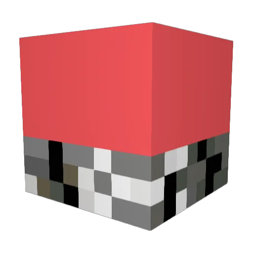 phx123 Minecraft avatar head, 3D render