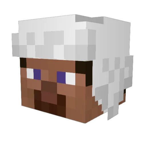 phyramirxe Minecraft avatar head, 3D render