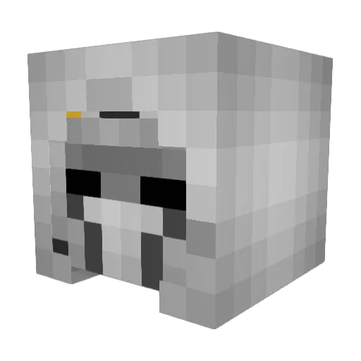 physicianwhich Minecraft avatar head, 3D render