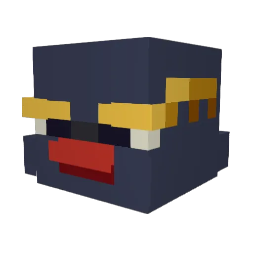 physis5511 Minecraft avatar head, 3D render