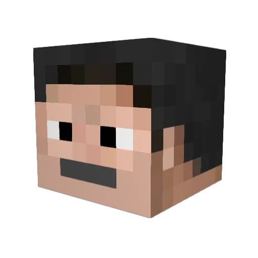 pialsa77 Minecraft avatar head, 3D render