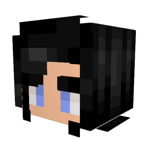 piano96sniper Minecraft avatar head, 3D render