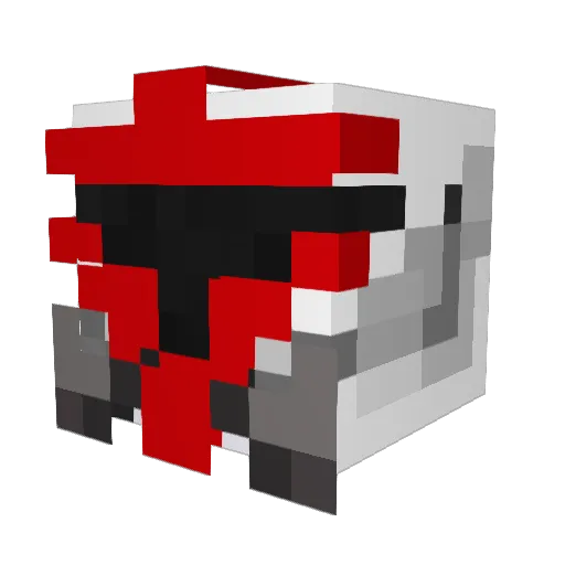 pianto Minecraft avatar head, 3D render