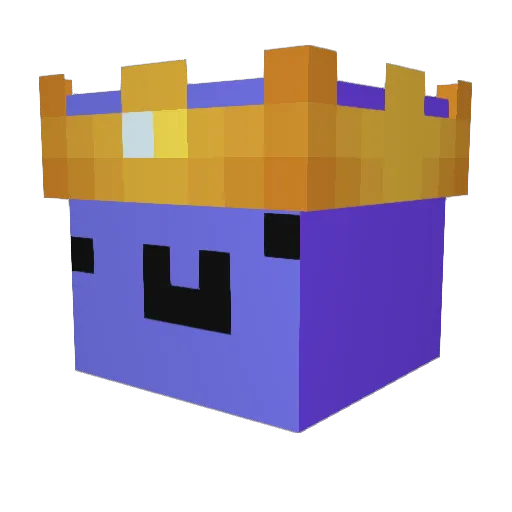 pibblydrenis Minecraft avatar head, 3D render
