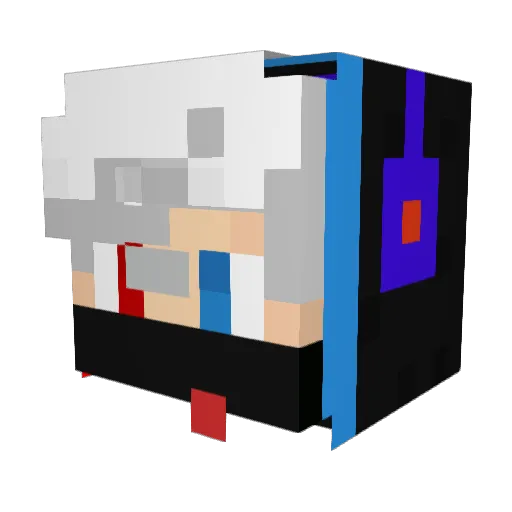 picanathan766 Minecraft avatar head, 3D render