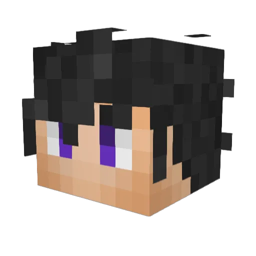 piccoli Minecraft avatar head, 3D render