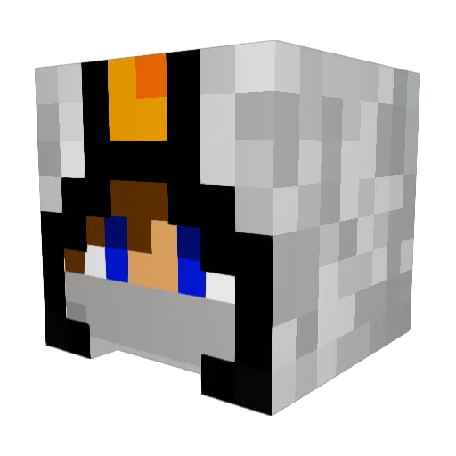 piccolo125 Minecraft avatar head, 3D render