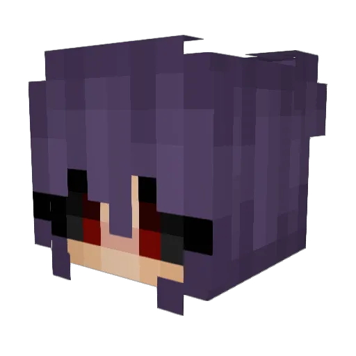 piceys Minecraft avatar head, 3D render