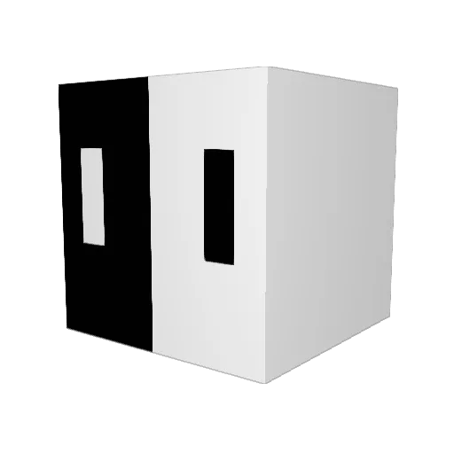 pichilemu Minecraft avatar head, 3D render
