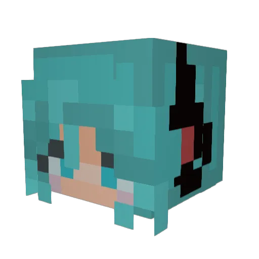 pichu272 Minecraft avatar head, 3D render