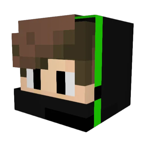 picinatto14 Minecraft avatar head, 3D render