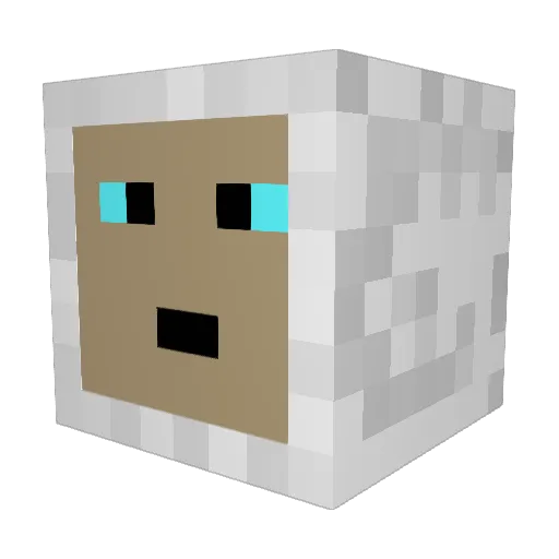pickachu191 Minecraft avatar head, 3D render