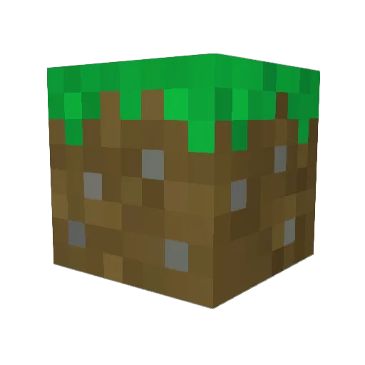 pickle2u Minecraft avatar head, 3D render