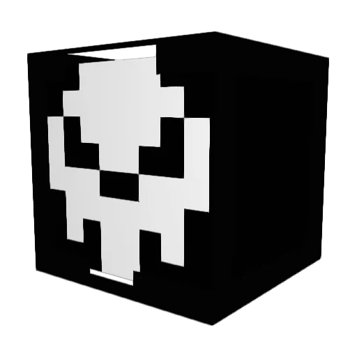 pickleburgr Minecraft avatar head, 3D render