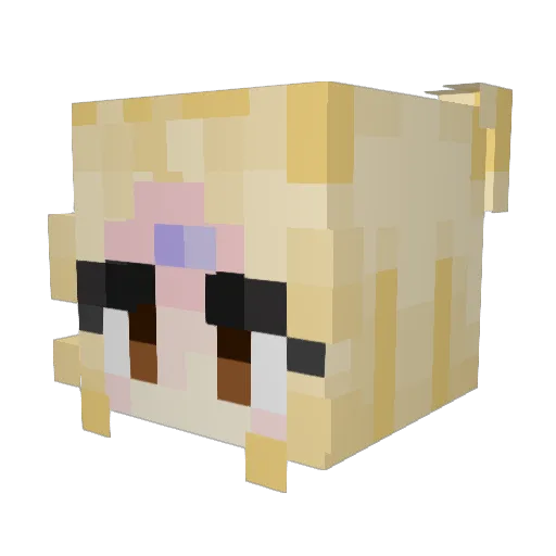 pickledfrogss Minecraft avatar head, 3D render
