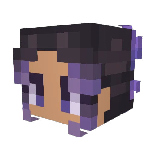 pickledgrim Minecraft avatar head, 3D render