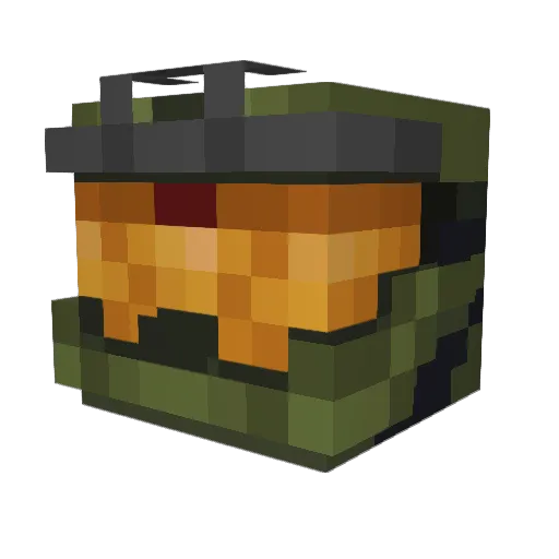 picklehmaburger Minecraft avatar head, 3D render