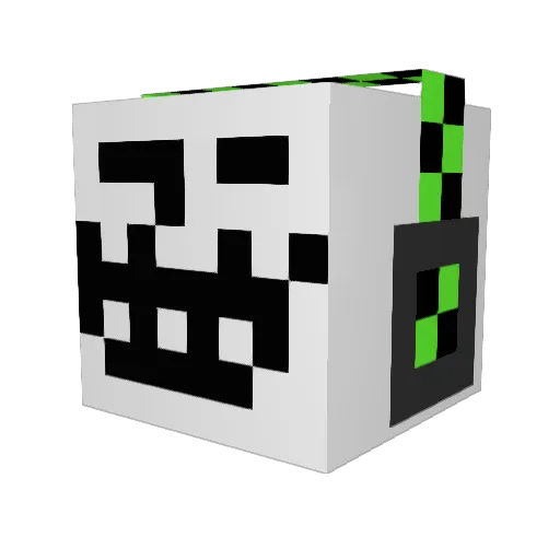 pickleman18 Minecraft avatar head, 3D render
