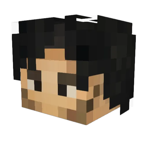 picklewhiskey Minecraft avatar head, 3D render