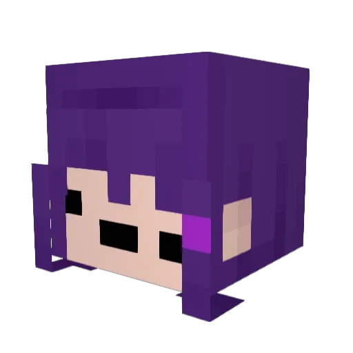 picle_ Minecraft avatar head, 3D render