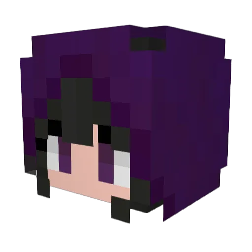 picoooooo Minecraft avatar head, 3D render