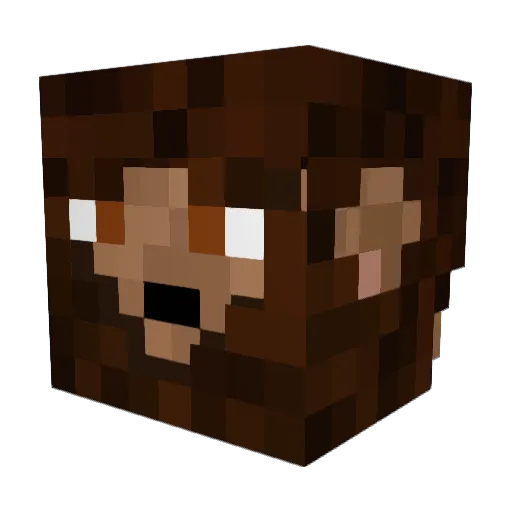 pie80 Minecraft avatar head, 3D render