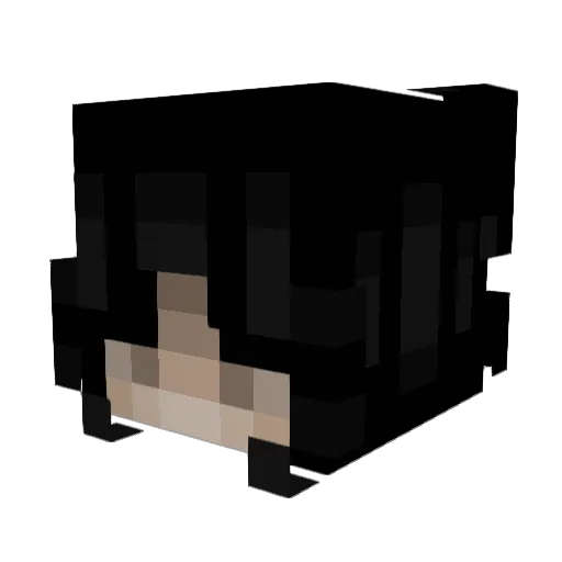 piecharka Minecraft avatar head, 3D render