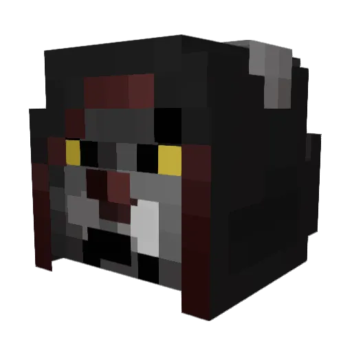 piechip Minecraft avatar head, 3D render