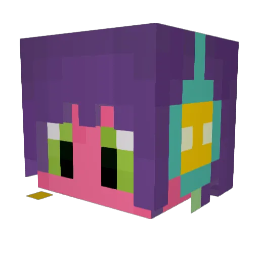 piedude356 Minecraft avatar head, 3D render